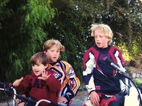 Tracy Austin's children when they were young